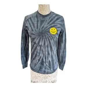 Call Your Mother Smiley Face Tie Dye Long Sleeve S